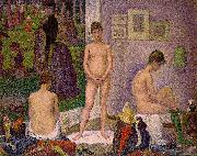 Georges Seurat The Models, oil painting reproduction